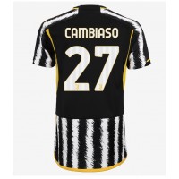 Stroje piłkarskie Juventus Andrea Cambiaso #27 Koszulka Podstawowej dla damskie 2023-24 Krótki Rękaw